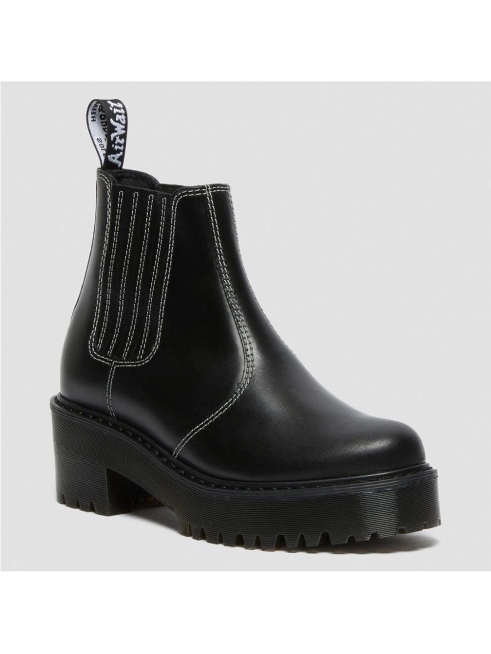 Dr.Martens Rometty Quad Platform Chelsea Boot Black Atlas Size 10
